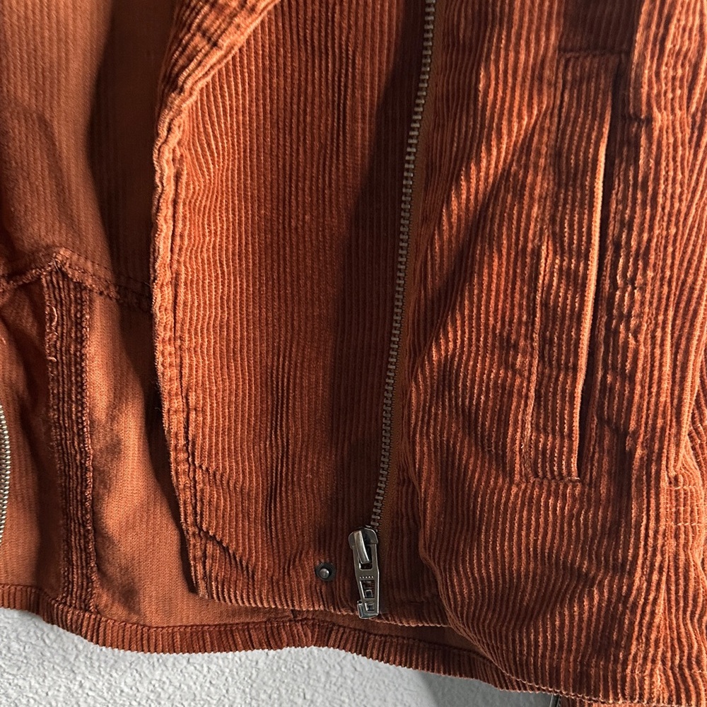 Blank NYC Women's Brown moto Corduroy Jacket size XL - Picture 7 of 12